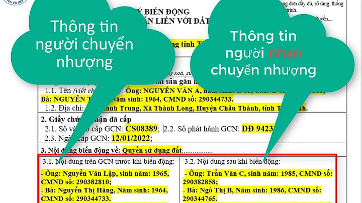 Hướng dẫn ghi hồ sơ nhà đất