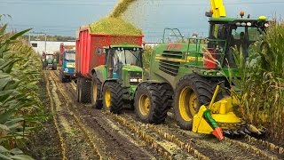 mais hakselen |  Maishäckseln | Corn Harvest  John deere 7450i