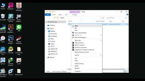 របៀបដាក់ Password លើ Folder 2018
