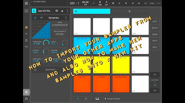 BeatMaker 3 - How To Import Your Samples From Audioshare & Create A New Bank