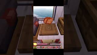 Cozy Minecraft Kitchen Build on the Water 🏡 #minecraft #aesthetic #relaxing