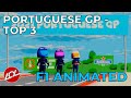 The top 3 fight at 2021 Portuguese GP - Formula 1 Animated