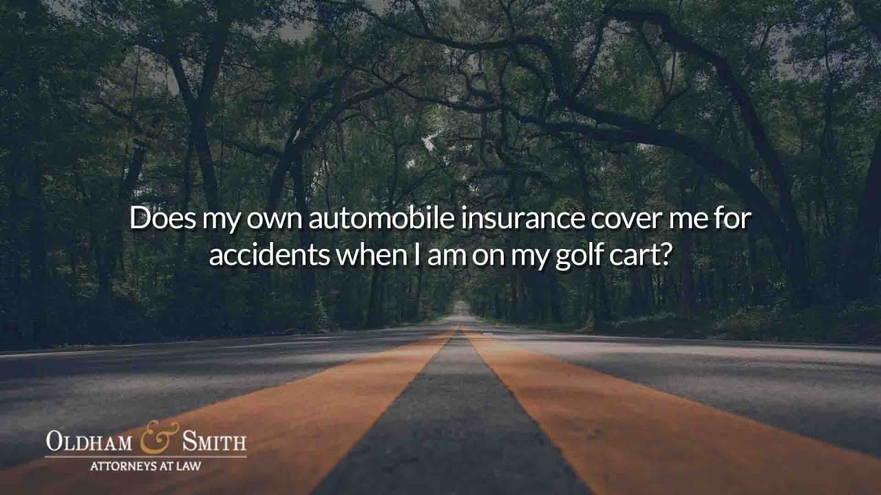 Does my own automobile insurance cover me for accidents when I am on my