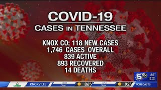 Coronavirus in Tennessee: Knox County reports first 1-day spike of more than 100 cases