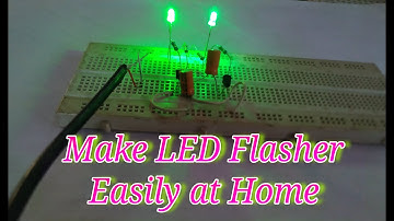 LED Chaser using Transistor | LED Flasher Circuit