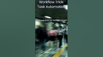Workflow Trick: Task Automation - Identify and automate repetitive administrative tasks #workflow