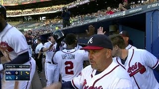 Pena brings home B. Upton with a single