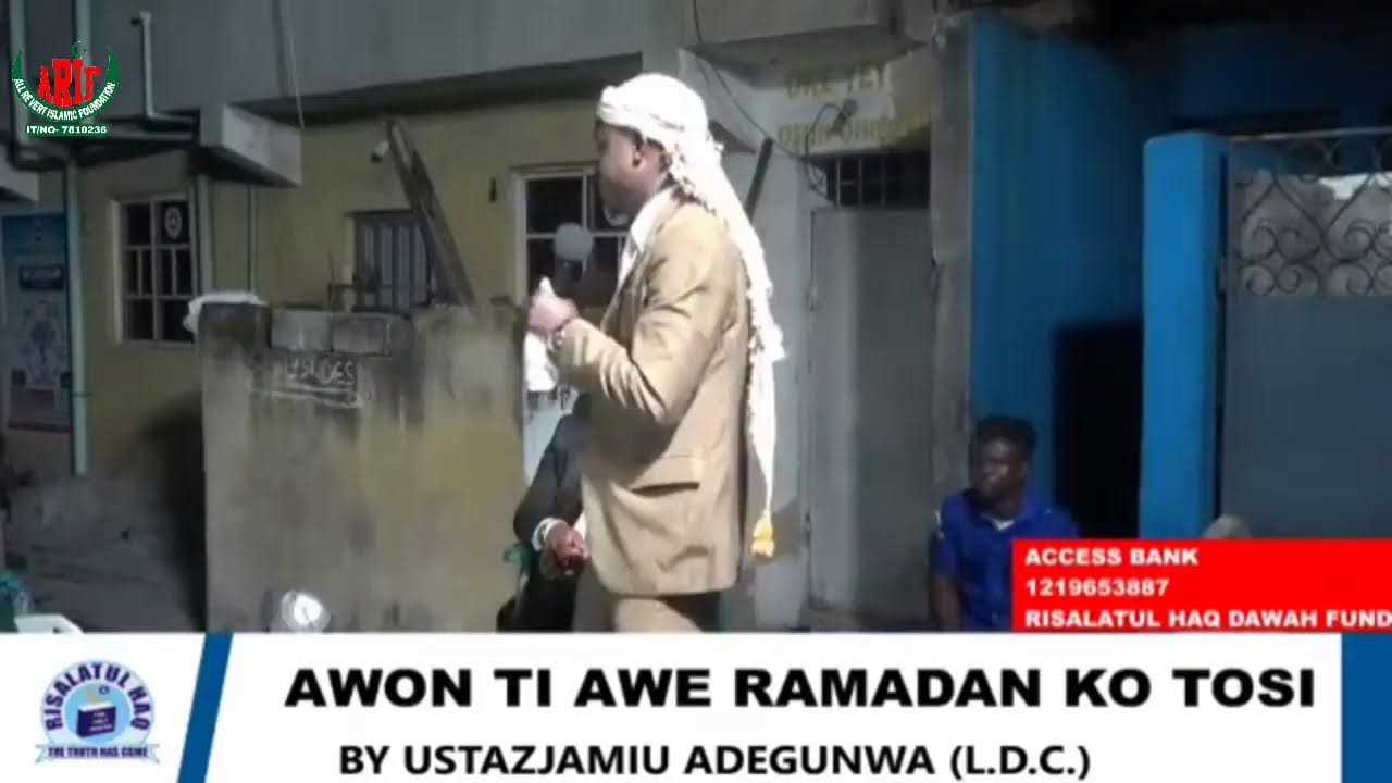 USTAZABDUL-LATEEF JEGEDE (Alfa Johnson)/ ORO LORI ROBITA TITUN