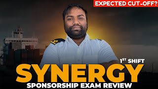 Synergy Sponsorship Exam 1st Shift Review 🚢| Difficulty Level & Analysis 📚⚓