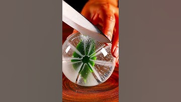 Ultra Realistic Glass Grapefruit Cutting 🍊✨ | Satisfying ASMR | #shorts #asmr #asmrsounds #fruit