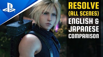 FINAL FANTASY VII REMAKE: RESOLVE - English and Japanese Language