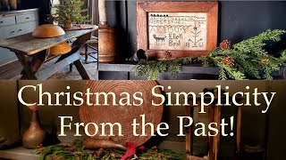 Wonderful Early American Primitive Antiques Christmas Tour