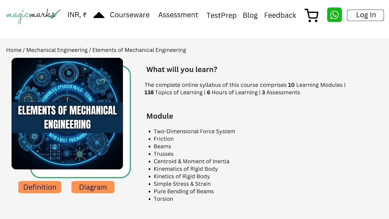 Live Stream On Elements of Mechanical Engineering | Magic Marks - YouTube