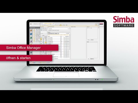 Simba Office Manager: Öffnen & starten