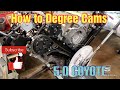 Coyote 5.0 Cam Degree How To with DIY tool vs. Comp Cams Degree kit