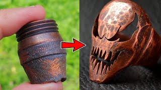 CARNAGE RING Made From an Old Copper Nozzle! (With Simple Tools)