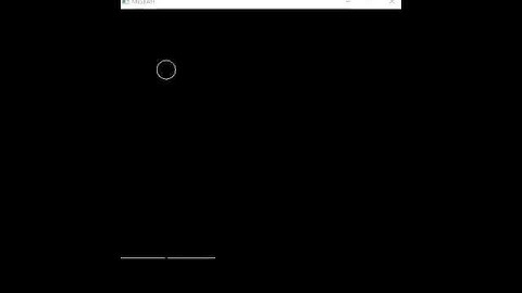 Dropping Ball Using bgi graphics