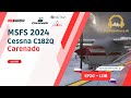 MSFS 2024 &amp; SayIntentions.AI - Cessna C182Q od Carenado | Zielona Góra - Bratysława