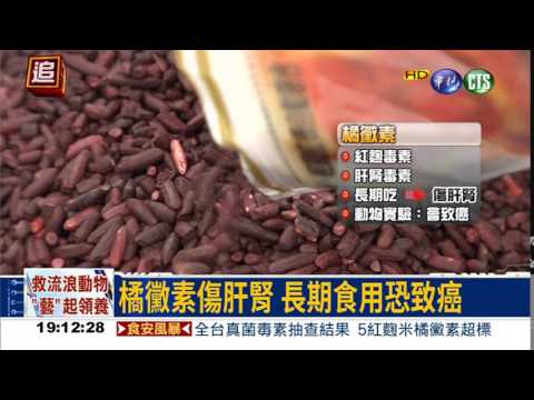 橘黴素超標紅麴米傷身致癌 Youtube