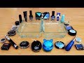 Mixing Makeup Eyeshadow Into Slime ! Black vs Blue Special Series Part 34 Satisfying Slime Video