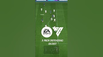 3 PROS DEFENDING SECRETS IN FC24🎮 #tutorial #fc24 #fyp #defending