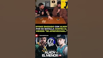 DTOKE SE ENOJA CON ALKOY POR LIGA BAZOOKA #aczino #chuty #duki #trueno #wos #rap #dtoke #ligabazooka