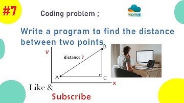 Calculate Distance between two points || given Co-ordinates points || C++ || #coding ||  [lapmos] ||
