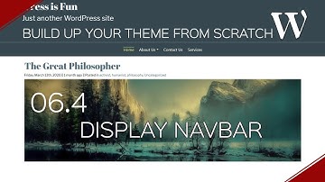 How to Display Navbar to your WordPress Theme