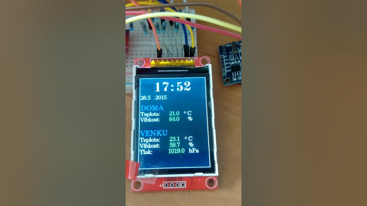 Arduino UNO/NANO ili9341 weather station YouTube