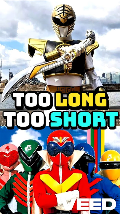 Longest and Shortest Seasons #powerrangers #redranger #supersentaiseries #shorts #tommyoliver #mmpr