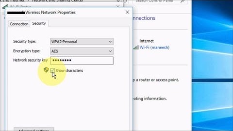 How to Hide Wifi  Password  on Laptop Windows 10/8/7