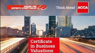 CERTIFICATE IN BUSINESS VALUATIONS شهادة تقييم الاعمال - مقيم معتمد