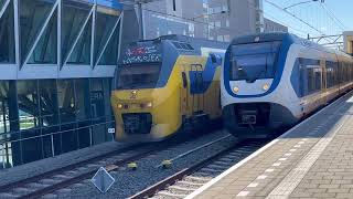 Treinen Op Station Leiden Centraal 10 Juli 2025