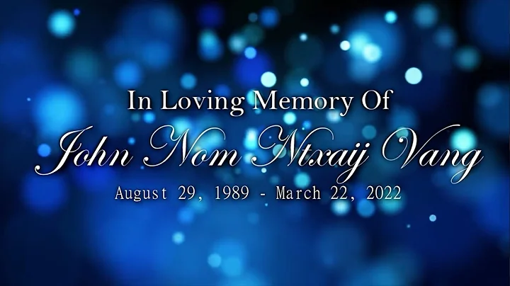 In Loving Memory of John Vang