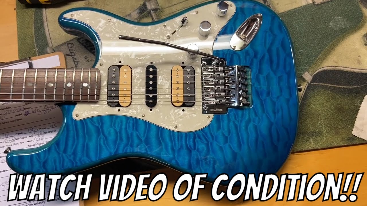 新品未使用FenderMichiyaHaruhata Stratocaster 2020 Fender Japan Michiya Haruhata Stratocaster Caribbean