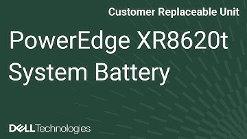 Dell PowerEdge XR8620t: Remove/Install System Battery