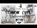 4 STINKIN&#39; CUTE HALLOWEEN DECOR | DOLLAR TREE | DIYS