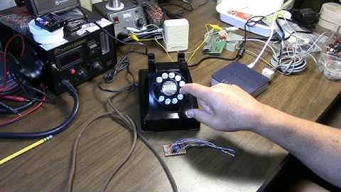 Pulse dial to DTMF converter in blue box mode - demo