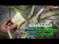 Cara Membuat Ketupat Saku/Sangu (ketopak sangoh/ how to make ketupat rectangle)