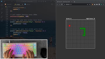 ASMR Programming - Combining Snake and Pong! - No Talking