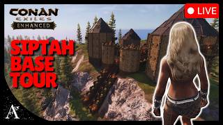 GIVEAWAY ON TWITCH | CONAN EXILES UE5 -  ISLE OF SIPTAH BASE TOUR - DAY 24 - JOIN OUR SERVER