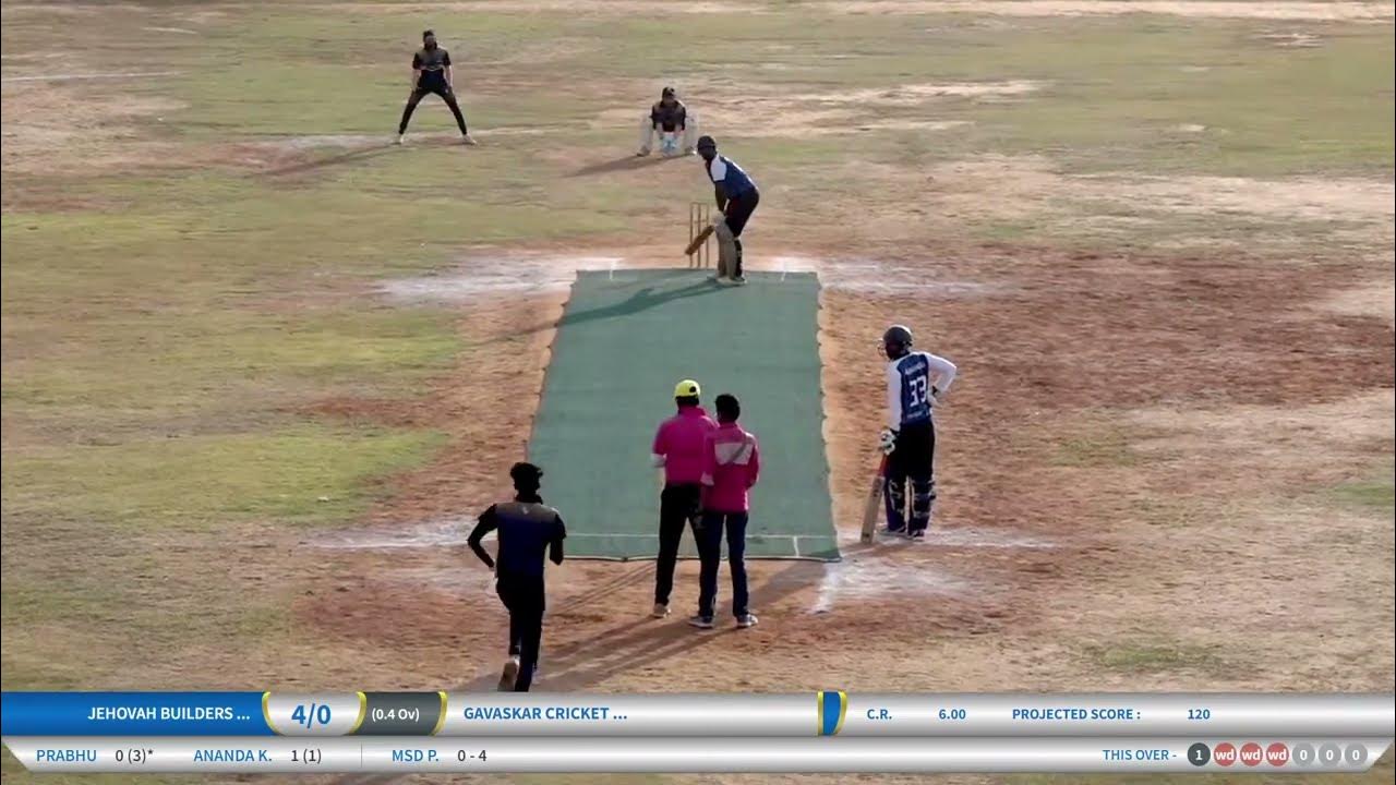  GV TROPHY T20 Jehovah Builders CC (JBPL CC) vs Gavaskar CC, Estab 1 Season 5 cricket 