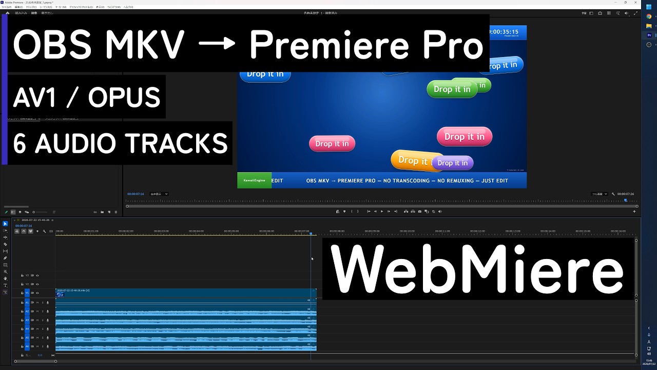 Watch the WebMiere demo on YouTube