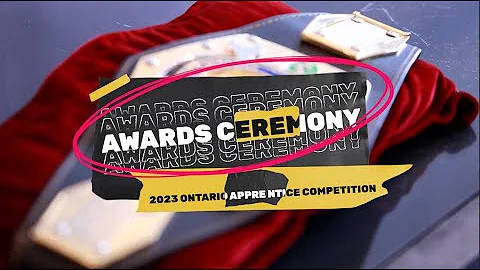 Awards Ceremony (2023 Ontario Apprentice Competition)