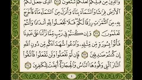 سورة البقرة - القارئ: محمد النقيب