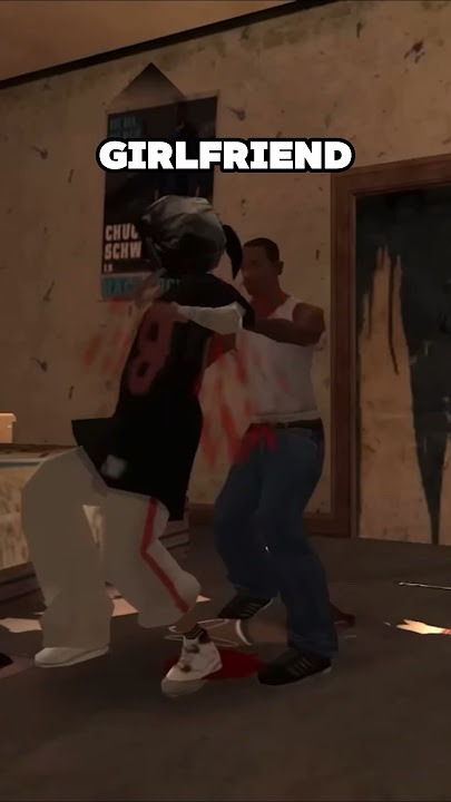 How CJ reacts when his girlfriend cheats on him? #shorts #gta #grandtheftauto #gaming #cheating