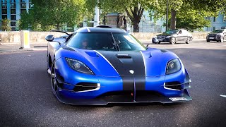 Supercars In London 2023 - #Csatw529 [Laferrari Aperta, Koenigsegg One1, Aventador Svj, Slr Mclaren]