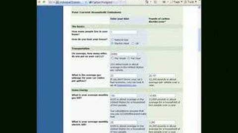 Calculating your carbon footprint