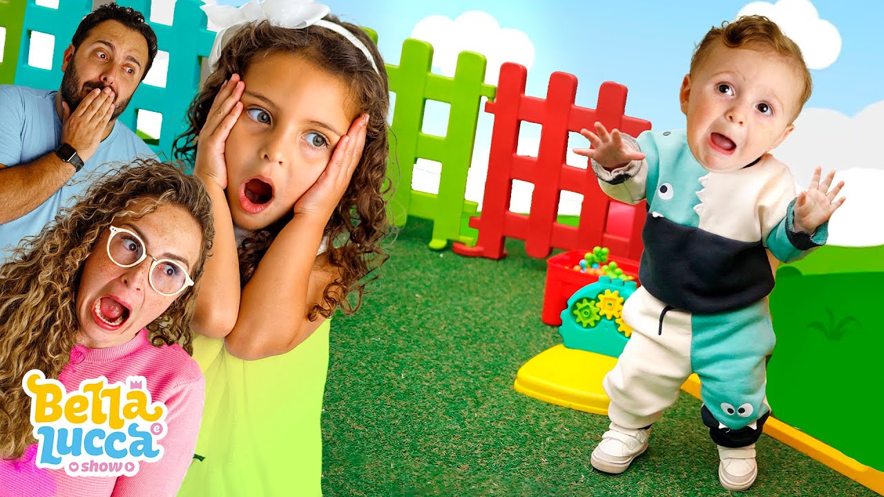 O Bebê quer Aprender Andar - Música Infantil por Bella e Lucca Lisa Show