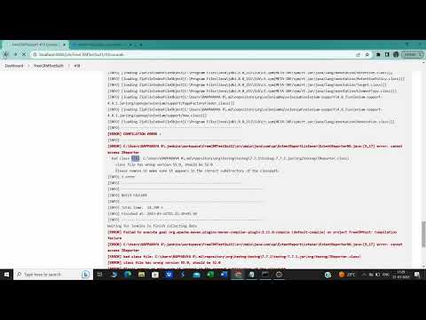 How to fix error: cannot access IReporter/Bad class file in pom.xml for Jenkins